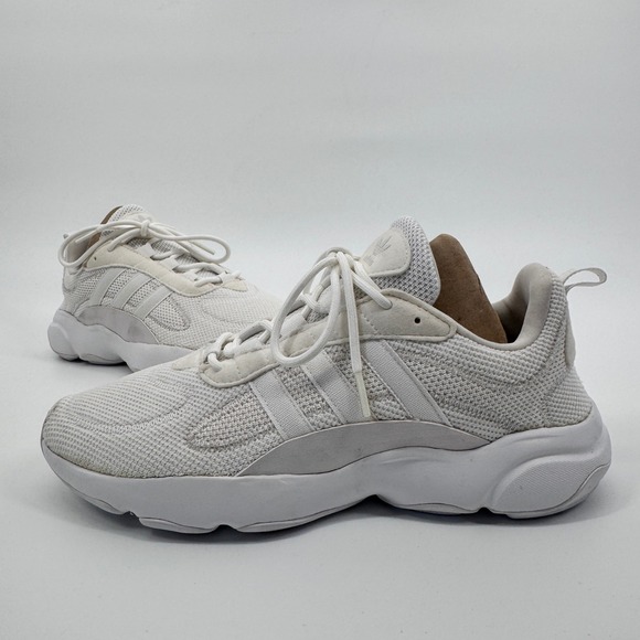 Adidas‎ Haiwee EF3805 Cloud White Athletic Running Shoes Sneakers Mens Size 10 - Picture 2 of 11